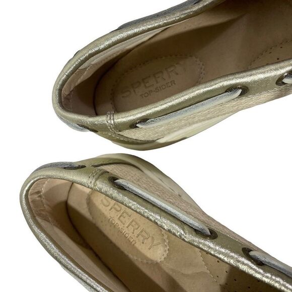 Sperry Top-Sider Women's Casual Deck Slip-on Loafers Shoe Size 5.5 gold - Picture 5 of 16